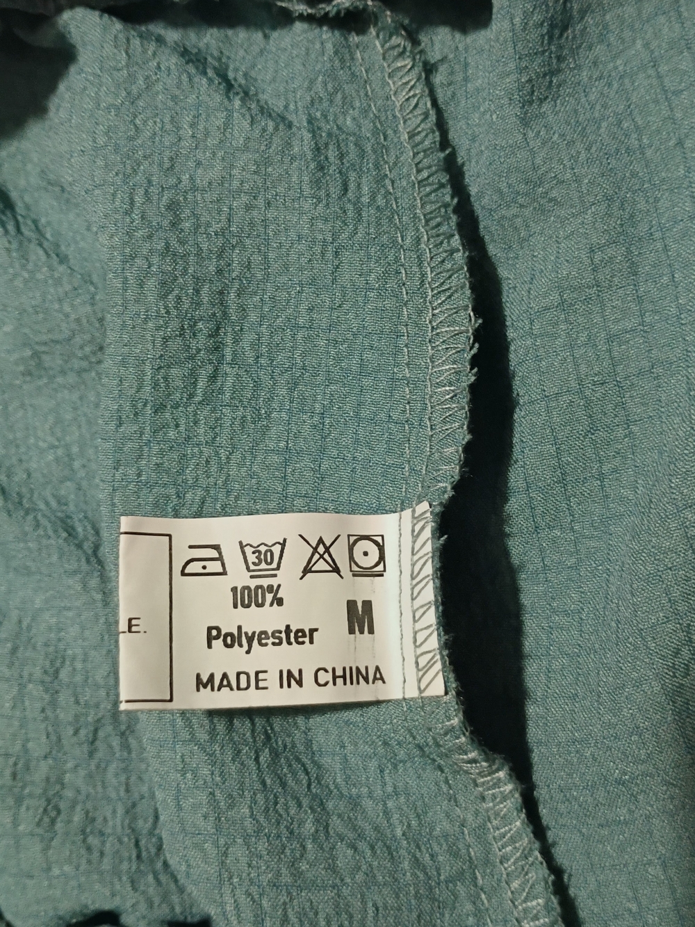 SHEIN Teal Wide-Leg Drawstring Pants - Picture 2 of 2